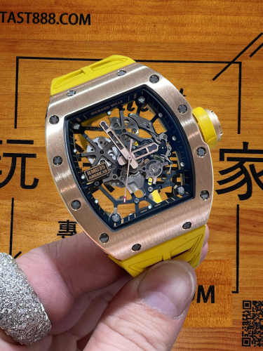 RM035大金牛18K金高端定制腕表｜3D原廠數據開模｜帕瑪強尼機芯｜收藏級碳纖維工藝