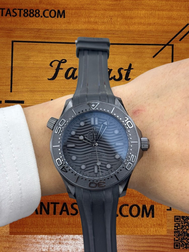 VS廠 OMEGA 歐米茄海馬300 墨黑武士