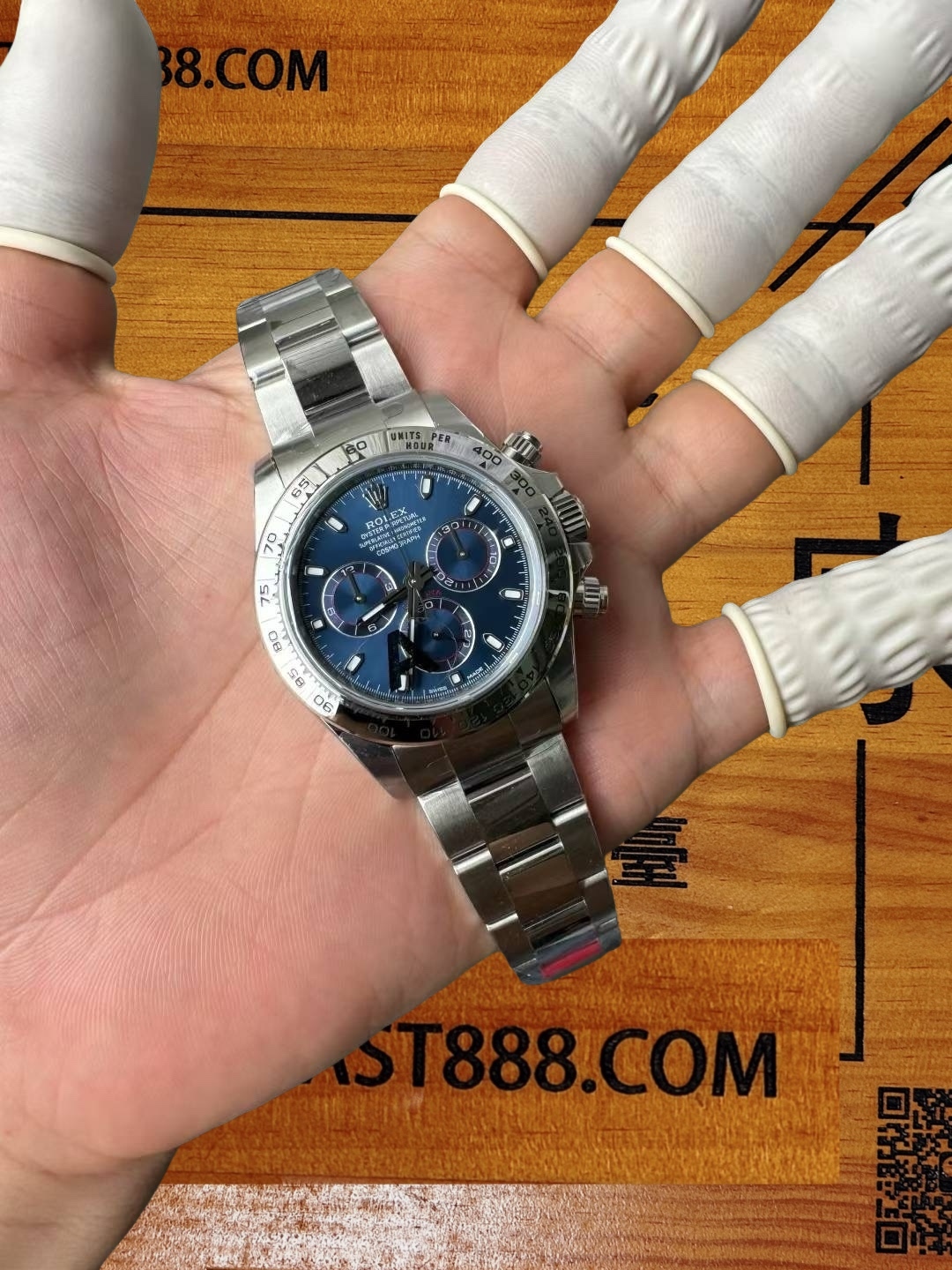 【VS廠】勞力士迪通拿116509 40mm 白金藍盤 4130機芯 陶瓷圈計時腕表 【配重升級版】
