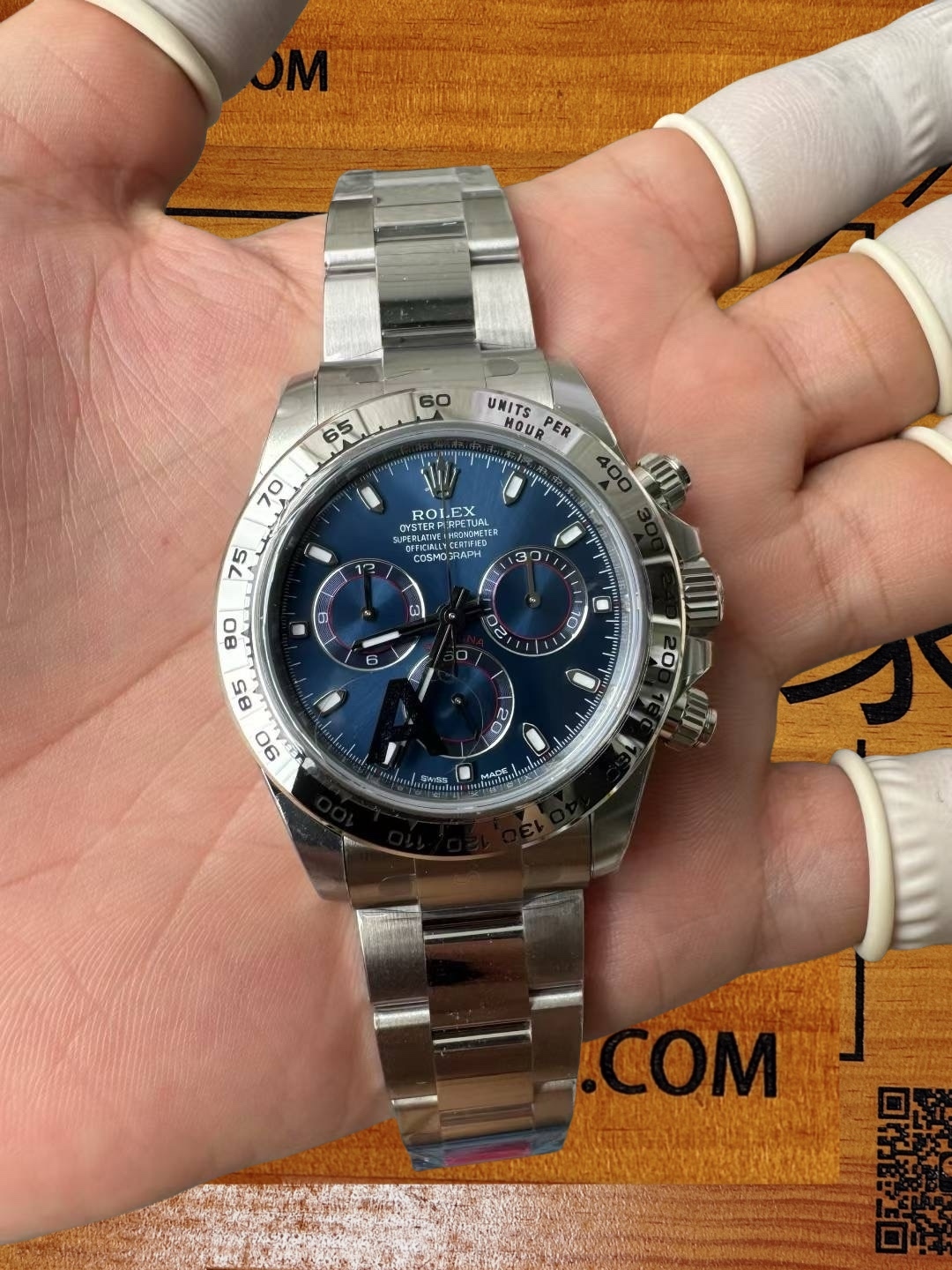 【VS廠】勞力士迪通拿116509 40mm 白金藍盤 4130機芯 陶瓷圈計時腕表 【配重升級版】