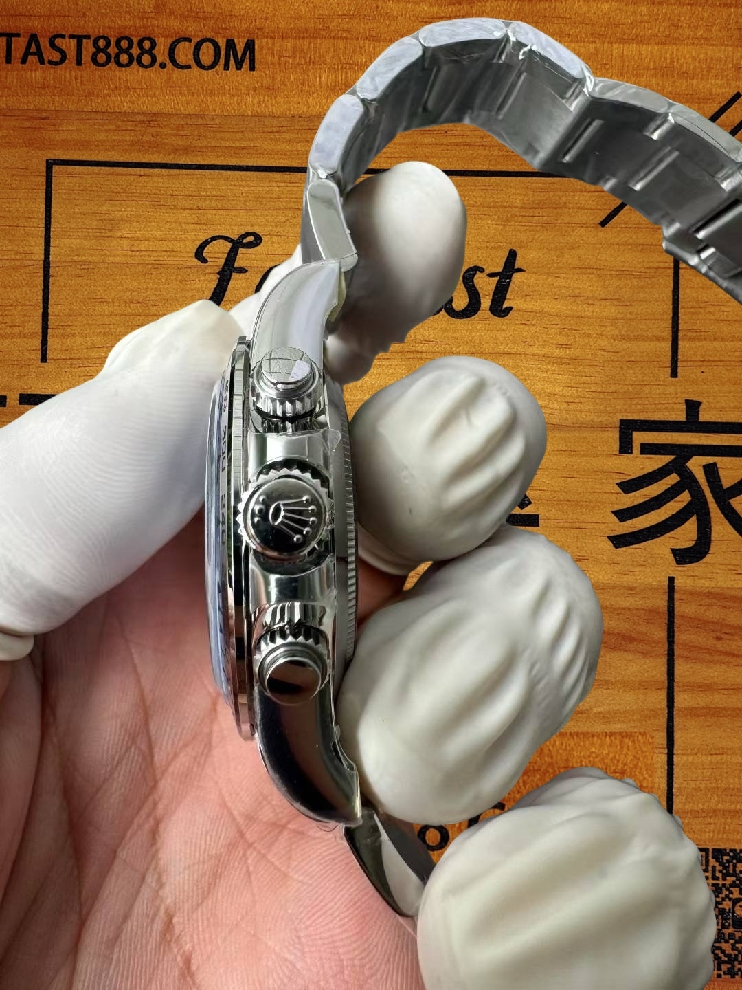 【VS廠】勞力士迪通拿116509 40mm 白金藍盤 4130機芯 陶瓷圈計時腕表 【配重升級版】
