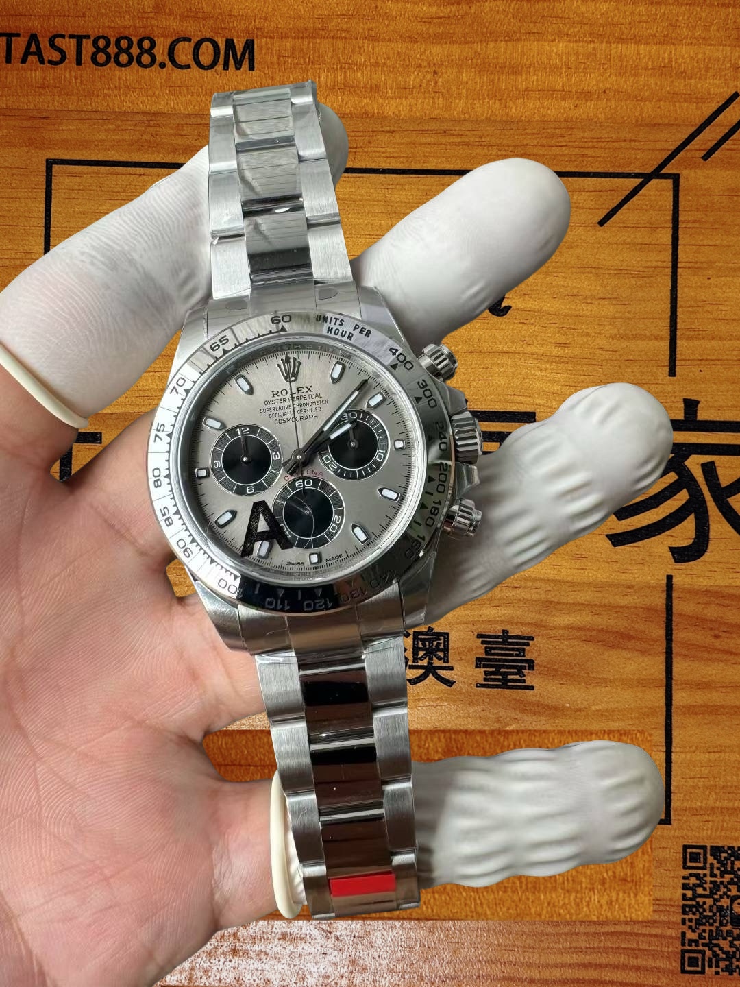 高仿VS廠勞力士迪通拿水泥灰盤復刻錶實拍