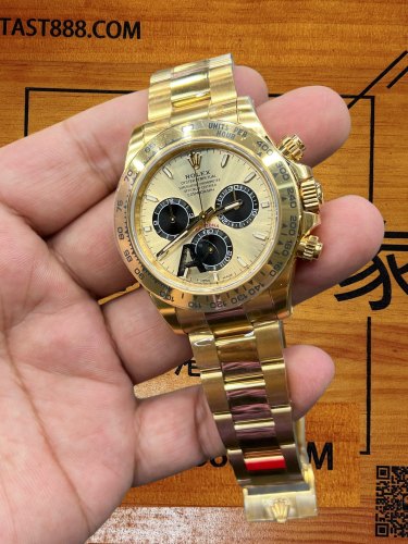 【VS廠】勞力士迪通拿m126508-0005 黃金黑盤 4131機芯配重升級版