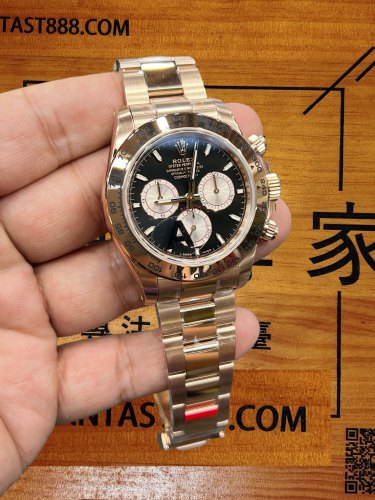 【VS廠】勞力士迪通拿m126505-0001 玫瑰金黑盤 4131機芯配重升級版