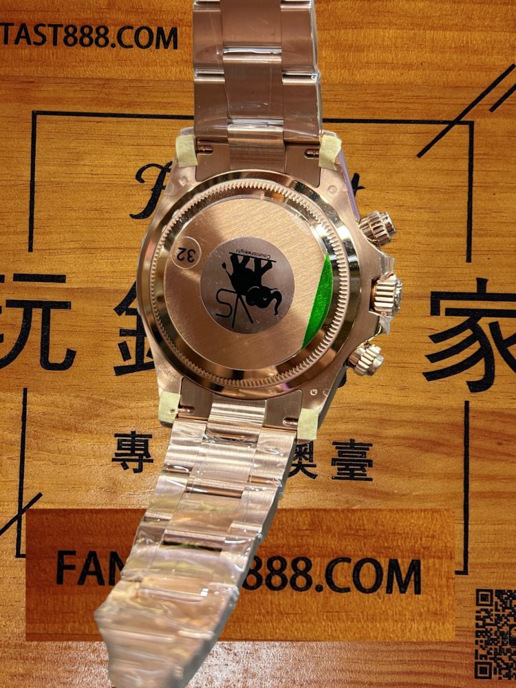 【VS廠】勞力士迪通拿m126505-0001 玫瑰金黑盤 4131機芯配重升級版