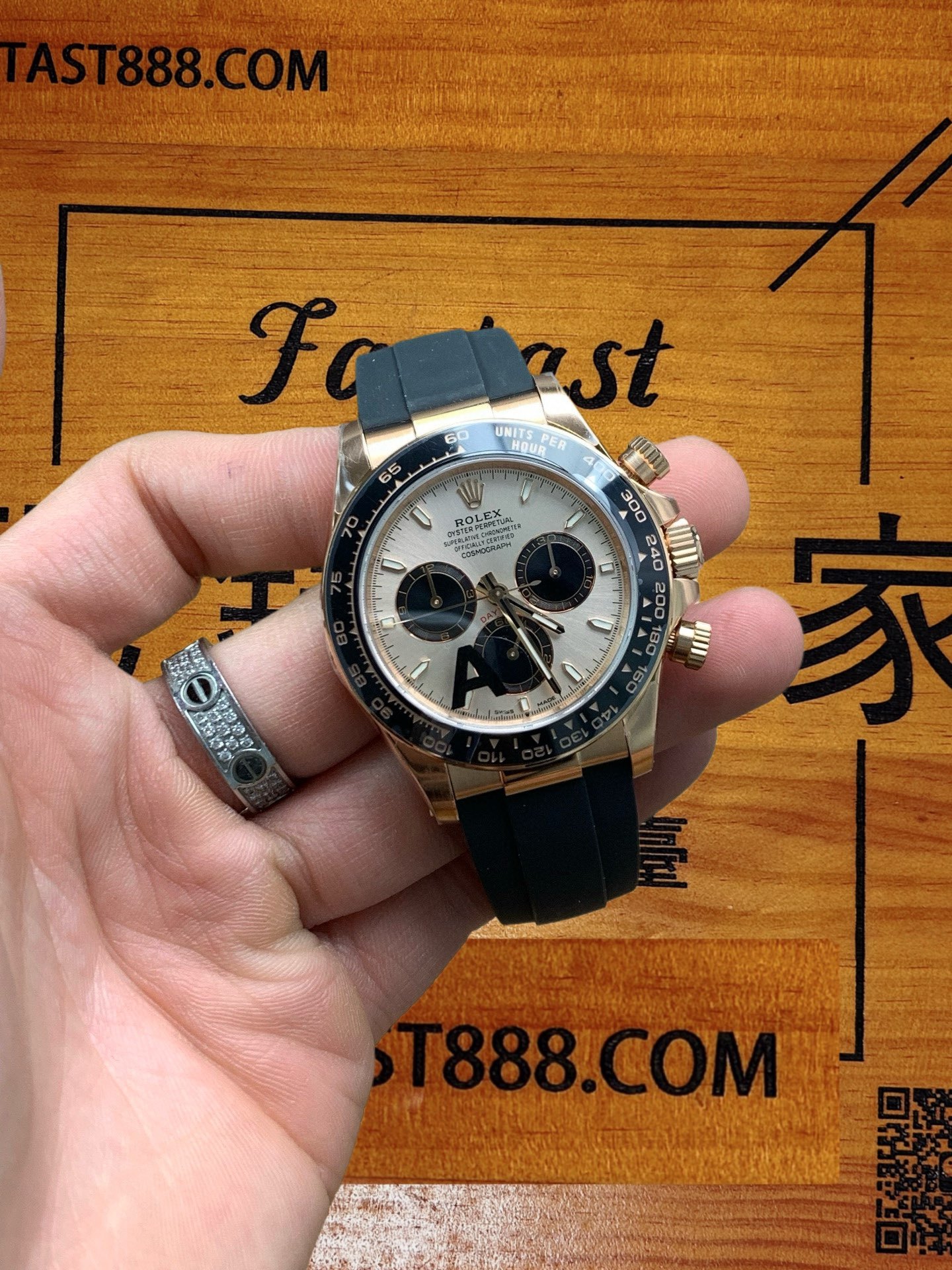 【VS廠】勞力士迪通拿m126515ln-0006 貝嫂款玫瑰金 4131機芯配重升級版