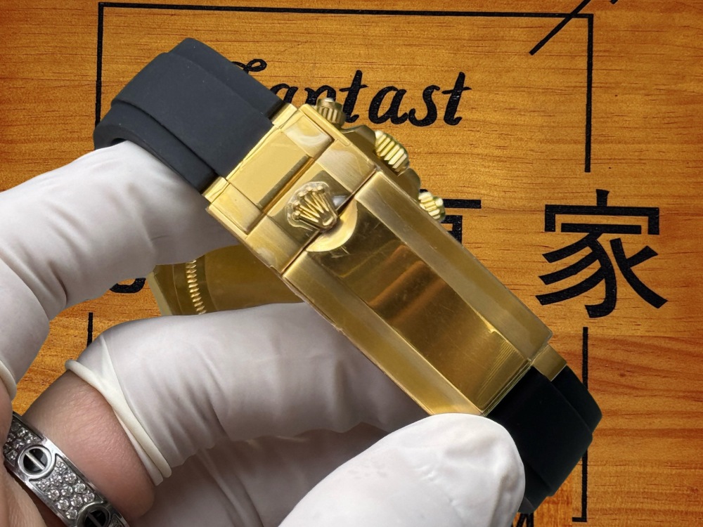 【VS廠】勞力士迪通拿m126518ln-0004 黃金黑盤 4131機芯配重升級版