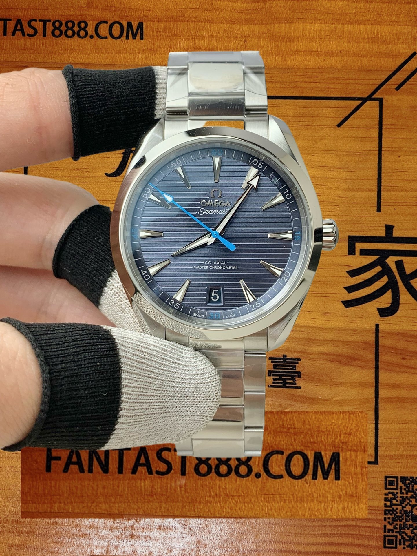【VS廠】歐米茄海馬150系列220.10.41.21.03.002 藍盤鋼帶 8900機芯版
