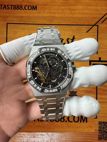 THB廠愛彼皇家橡樹15407ST｜改T型莫桑鑽｜殼帶二次精磨｜鏤空機械藝術品