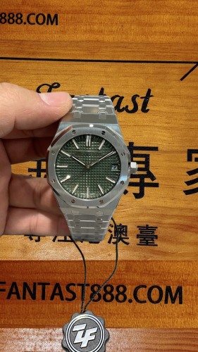 ZF廠直供｜愛彼皇家橡樹15510綠盤50週年紀念版｜源頭工廠現貨放貨｜細節實拍認證