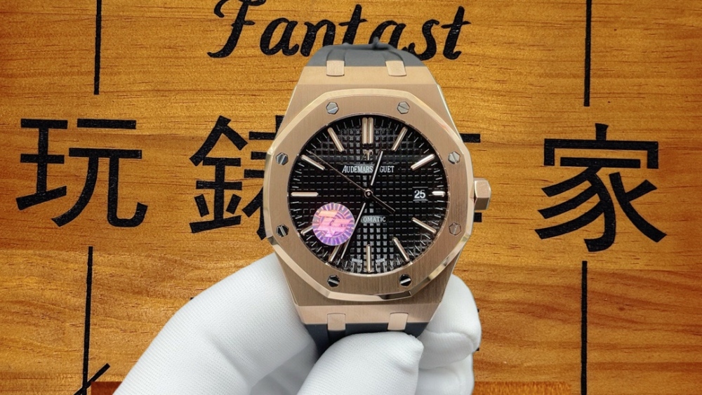 ZF廠超神之作｜愛彼皇家橡樹15400玫瑰金黑盤｜一體機芯｜現貨實拍