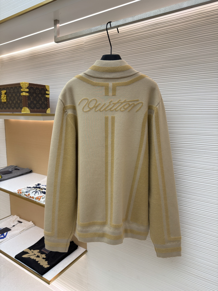 香港台灣市場頂級復刻｜LOUIS VUITTON 雙色拼接嵌花拉鏈外套工藝深度解析​