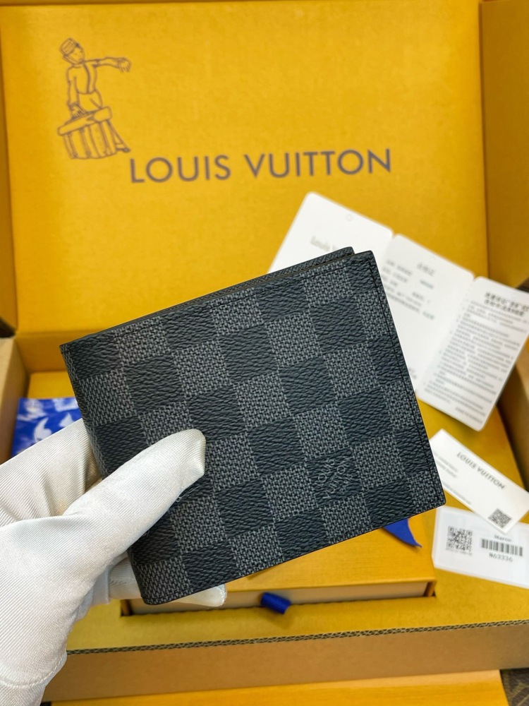 頂級復刻LV N63336全鋼錢包｜頭層牛皮｜163動態芯片｜專櫃同步包裝｜還原度95%