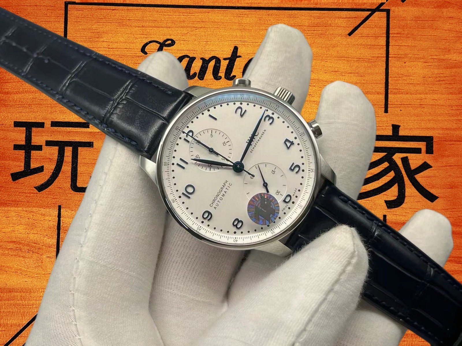 萬國葡萄牙計時IW371615復刻正面全景