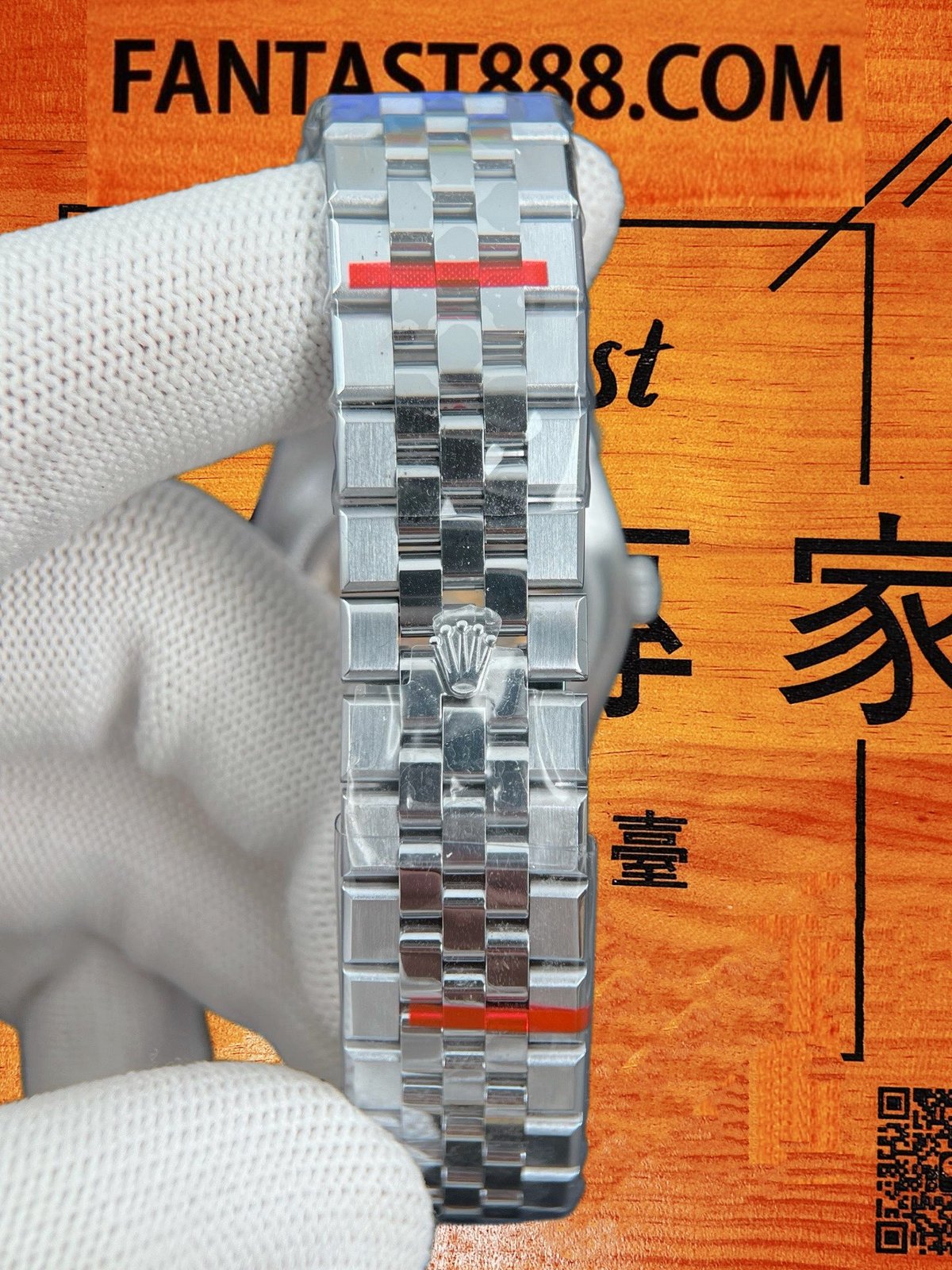 B廠Land-Dweller五排蠔式錶帶拉絲拋光