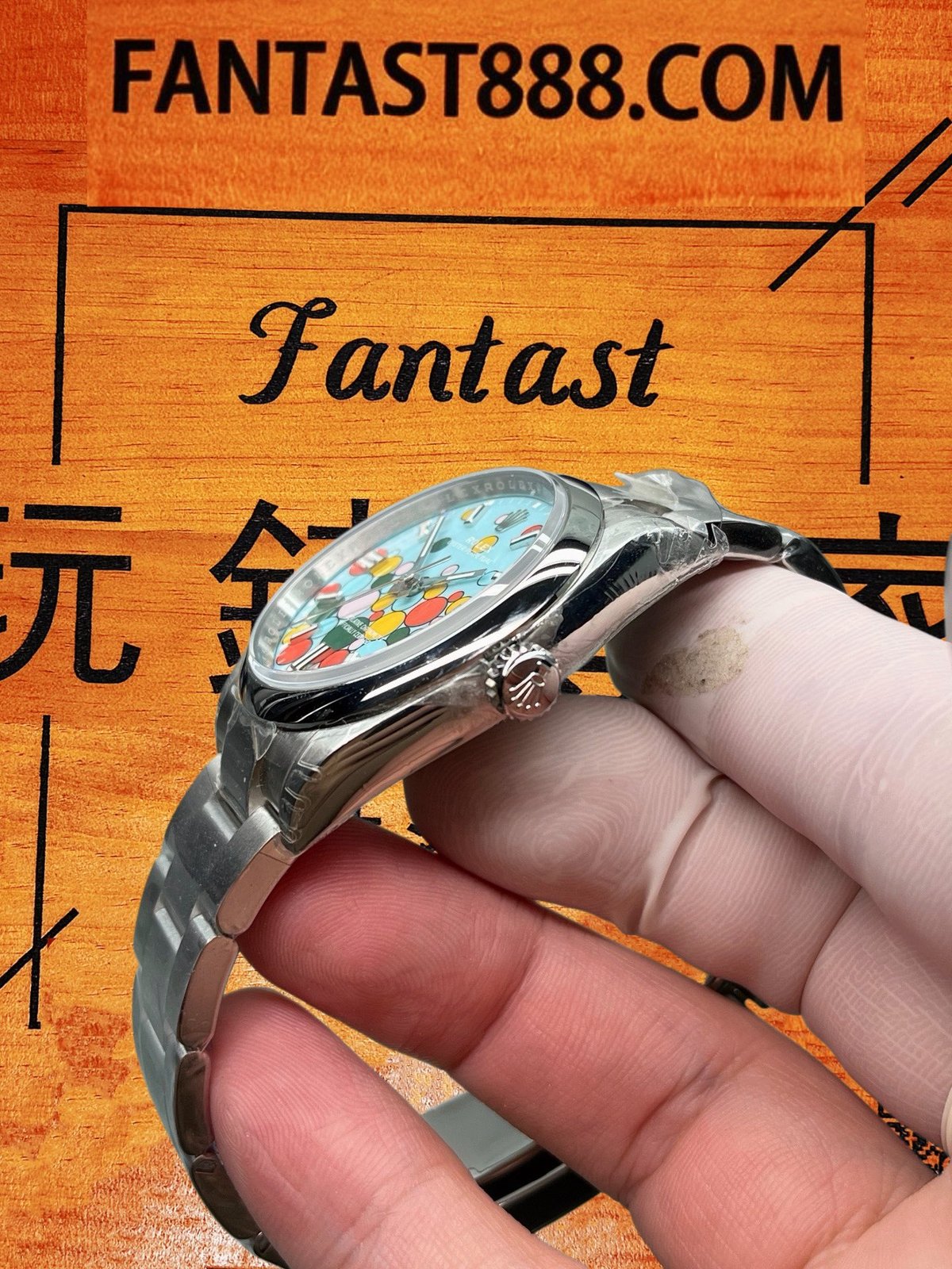 VS廠勞力士OP 36mm精鋼蠔式錶帶折疊保險扣