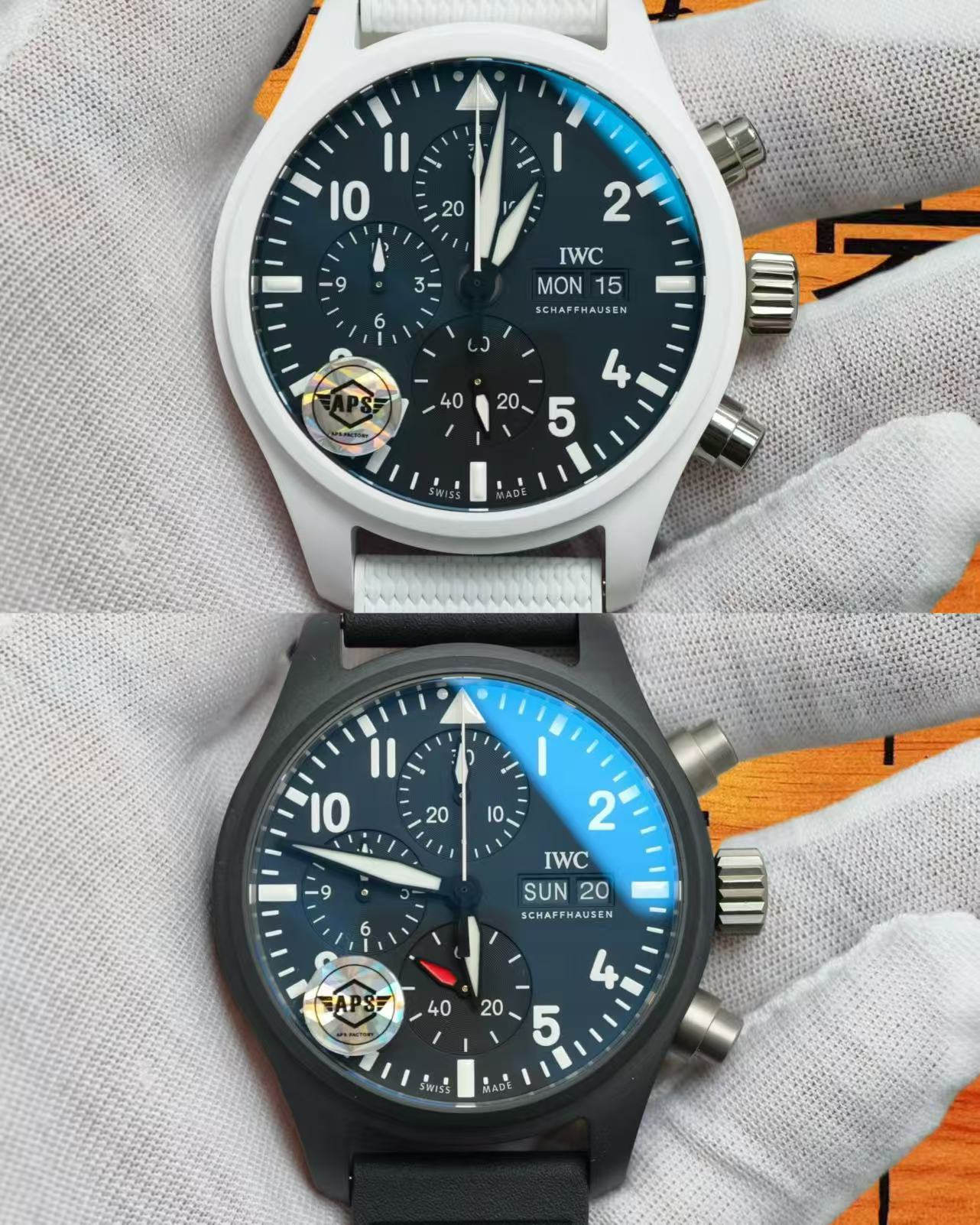 APS廠萬國IWC 飛行員白陶瓷 vs 黑陶瓷評測