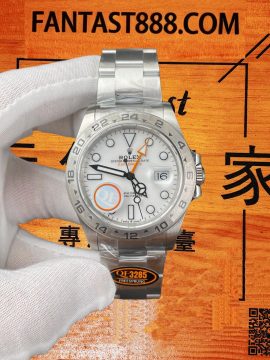 QF廠探險家二代 42mm 白盤 3285機芯 復刻