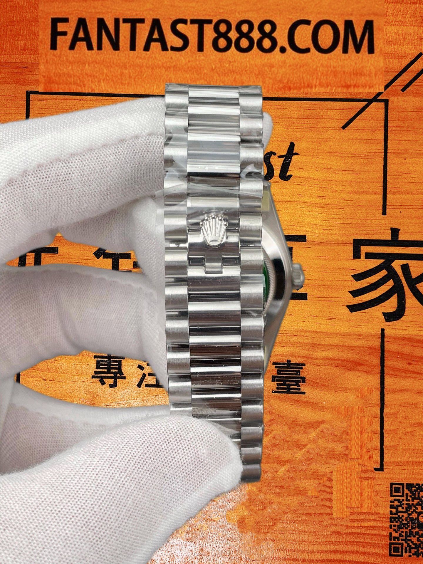勞力士Day-Date黑冰糖腕錶佩戴效果