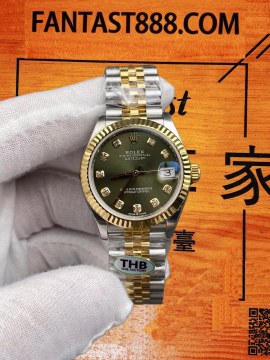 THB廠勞力士Datejust 31mm P63 綠間金鑽刻 復刻
