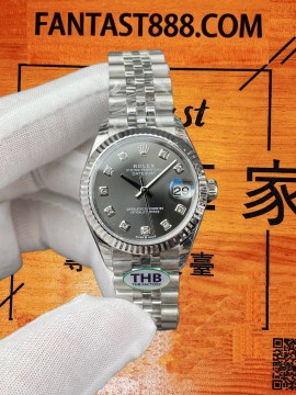 THB廠勞力士Datejust 31mm P66 灰鑽日志 復刻