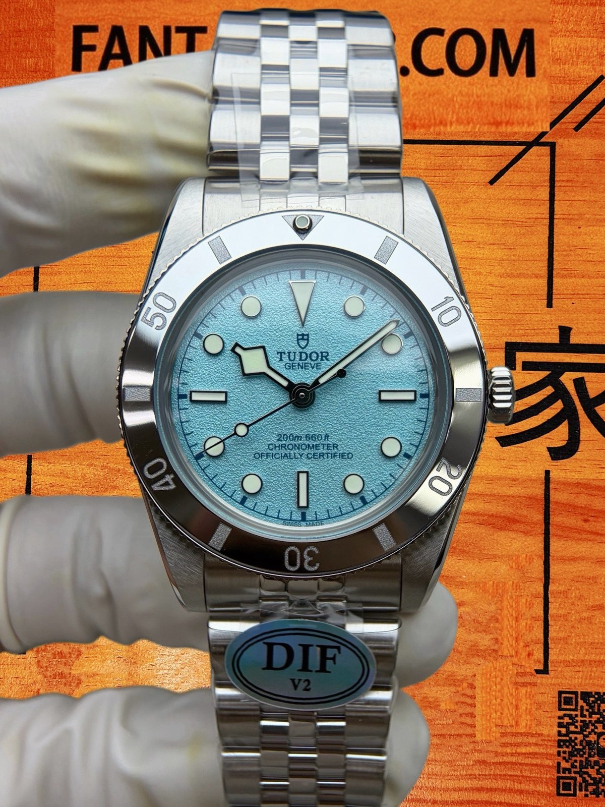 DiF 廠 帝舵 碧灣54型 M79000N 極境藍 37mm 復刻腕錶
