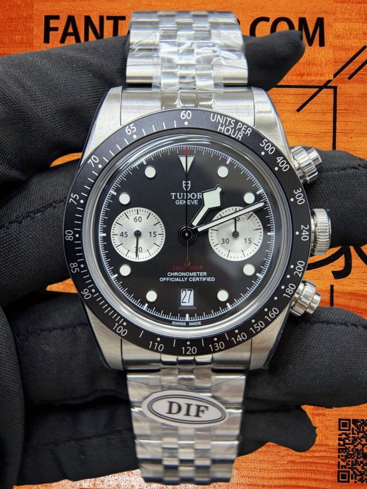 DiF 廠 帝舵 碧灣計時 M79360N 黑熊貓 41mm 復刻腕錶
