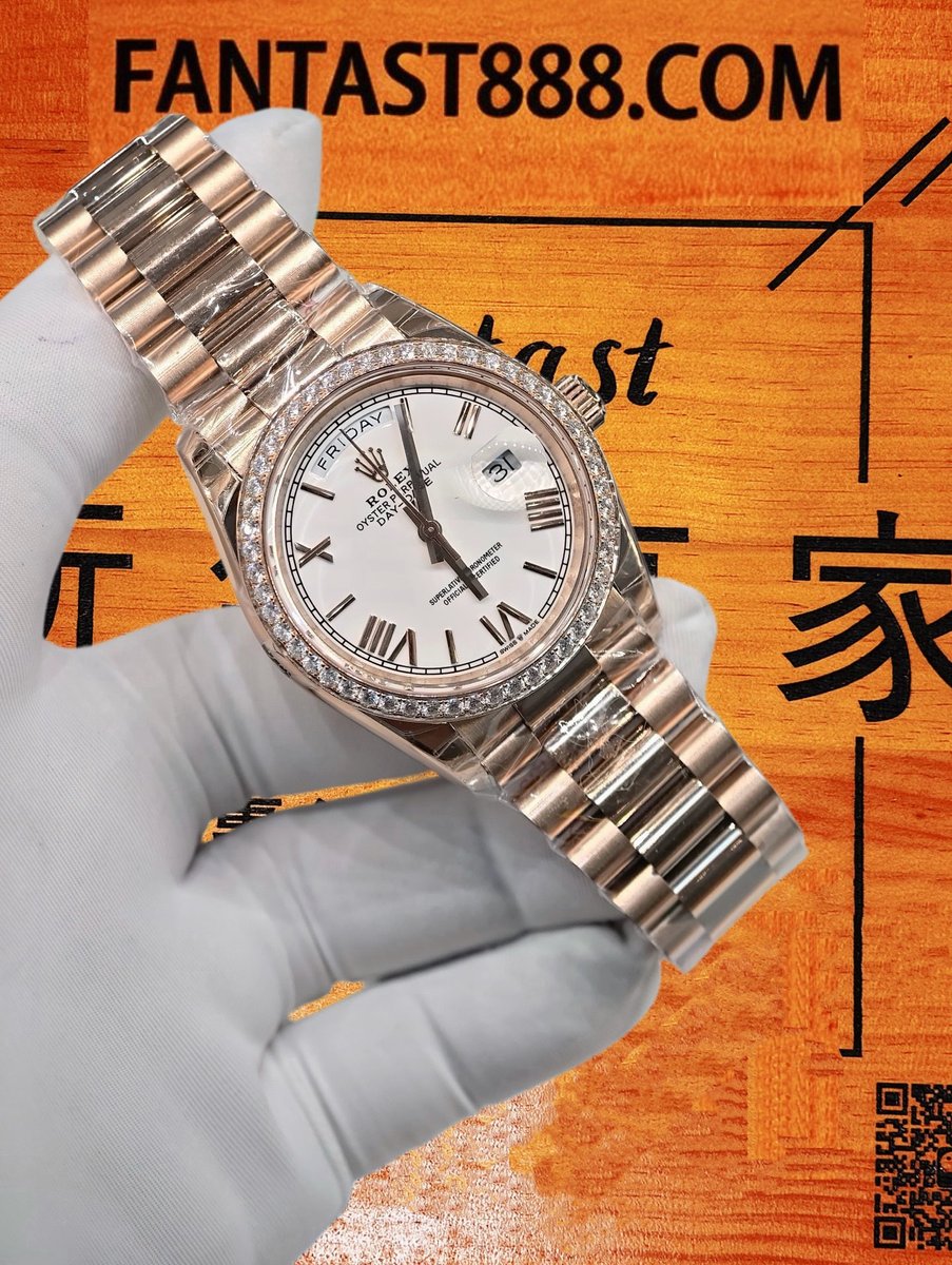 高仿私人改裝-勞力士-日志36mm 莫桑鑽圈 復刻腕錶 實拍 2