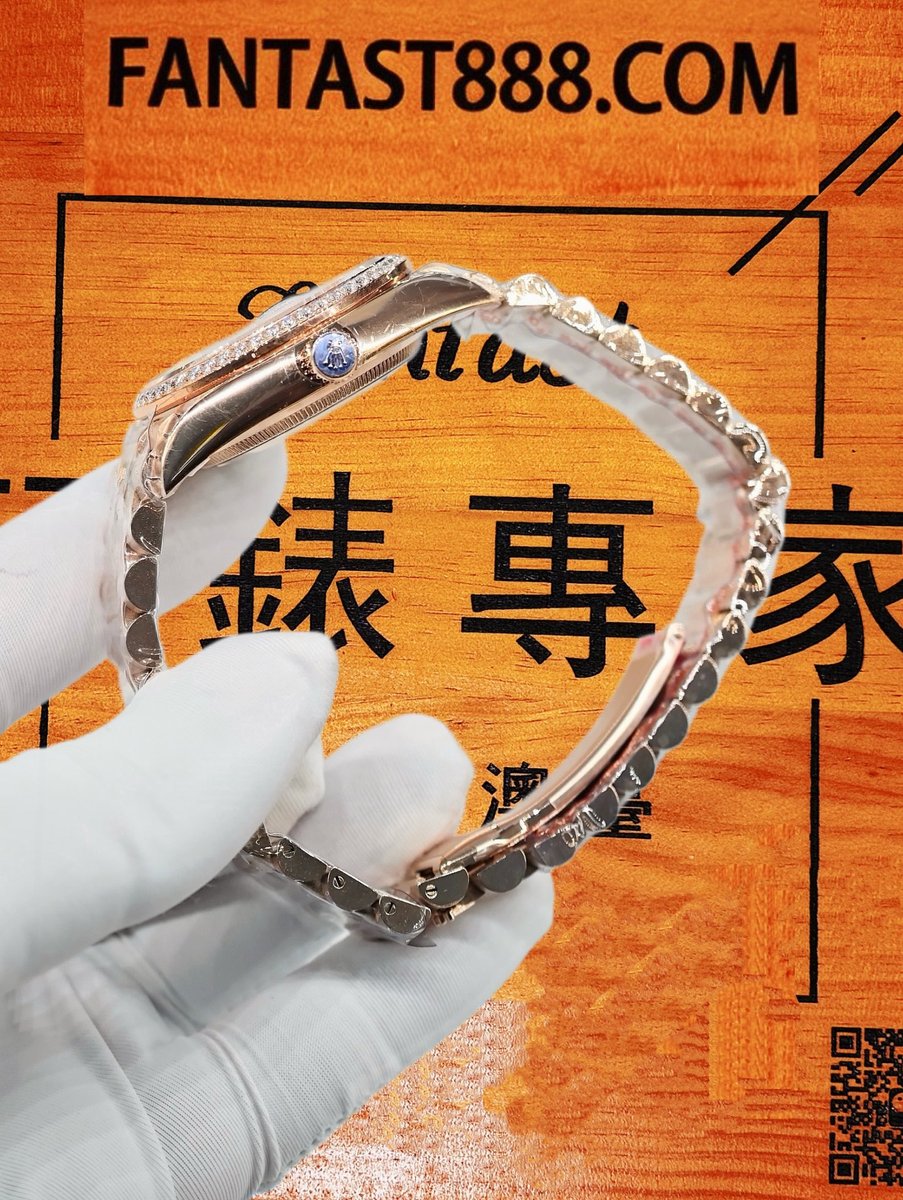 高仿私人改裝-勞力士-日志36mm 莫桑鑽圈 復刻腕錶 實拍 5