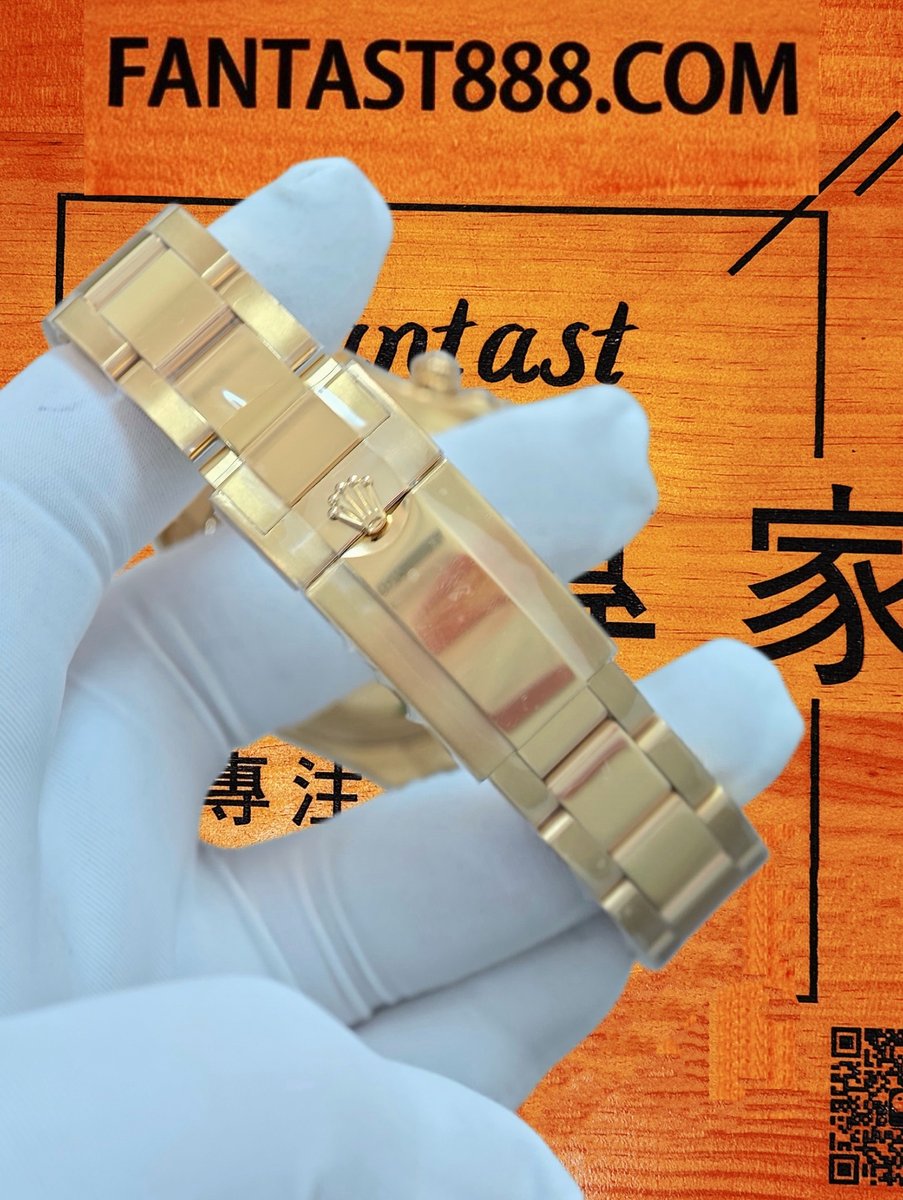 高仿私人改裝-勞力士-迪通拿126508 黑盤金眼睛 復刻腕錶 實拍 7