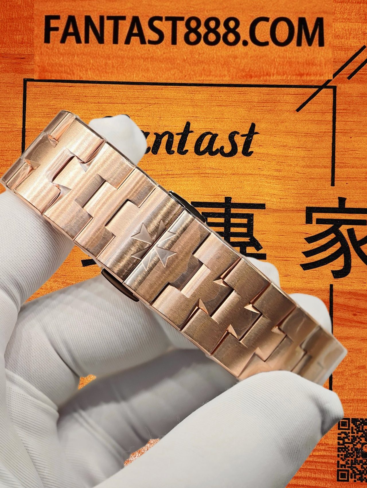 高仿私人改裝-江詩丹頓-縱橫四海4500V/110R 玫瑰金藍盤 復刻腕錶 實拍 6