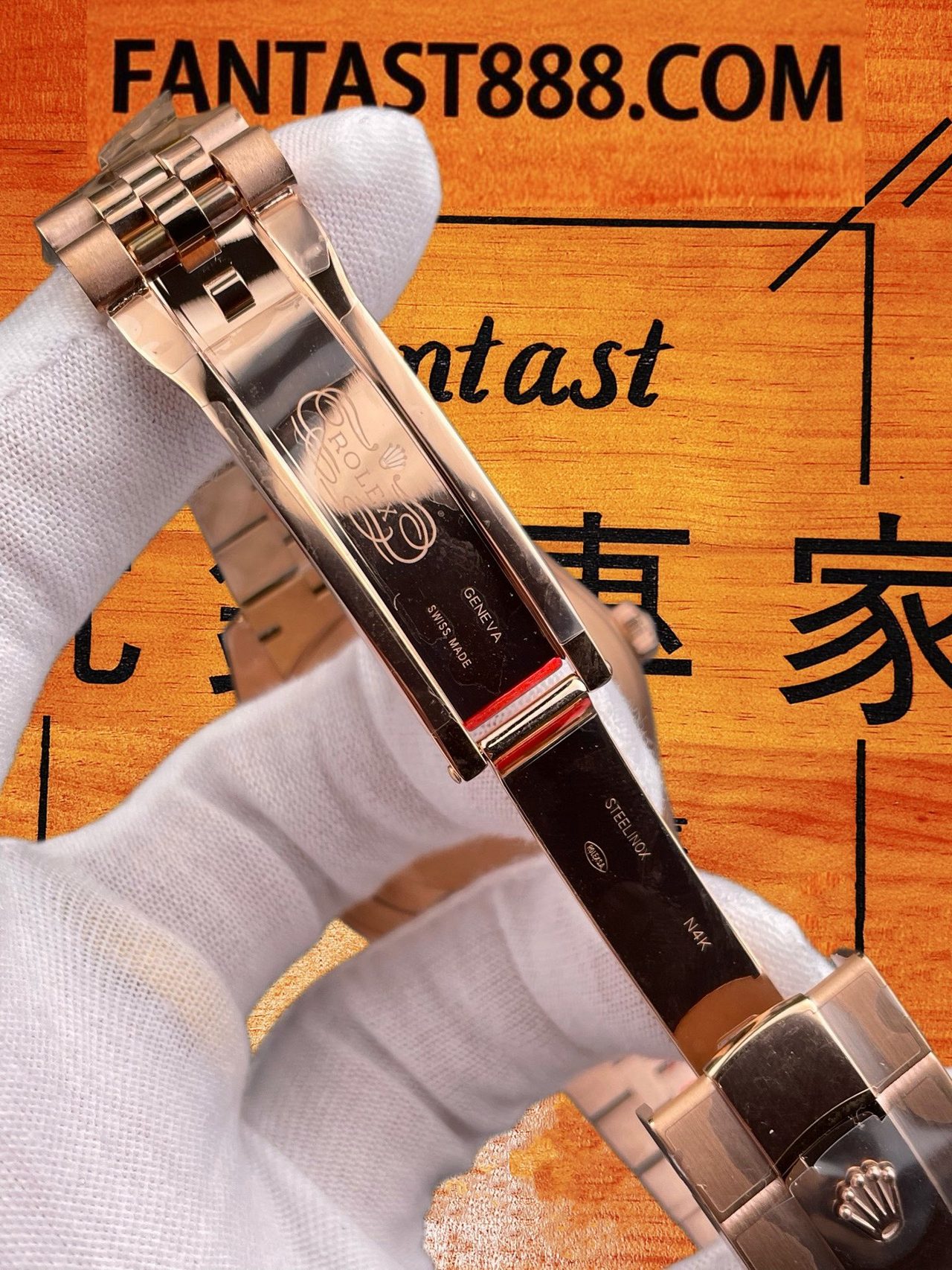 高仿勞力士-天行者336935-玫瑰金棕盤GS 配重191G復刻腕錶 實拍 7
