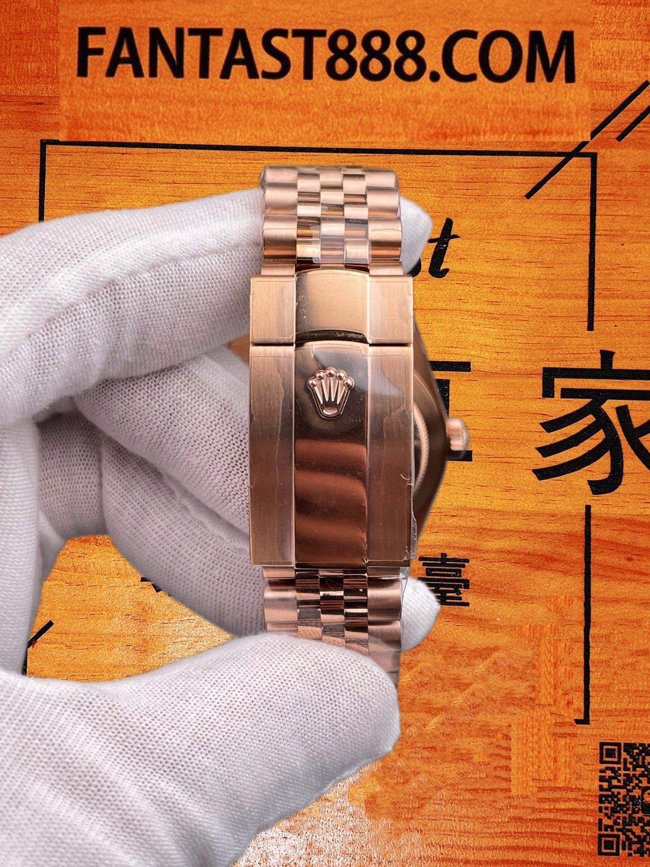 高仿勞力士-天行者336935-玫瑰金棕盤GS 配重191G復刻腕錶 實拍 8