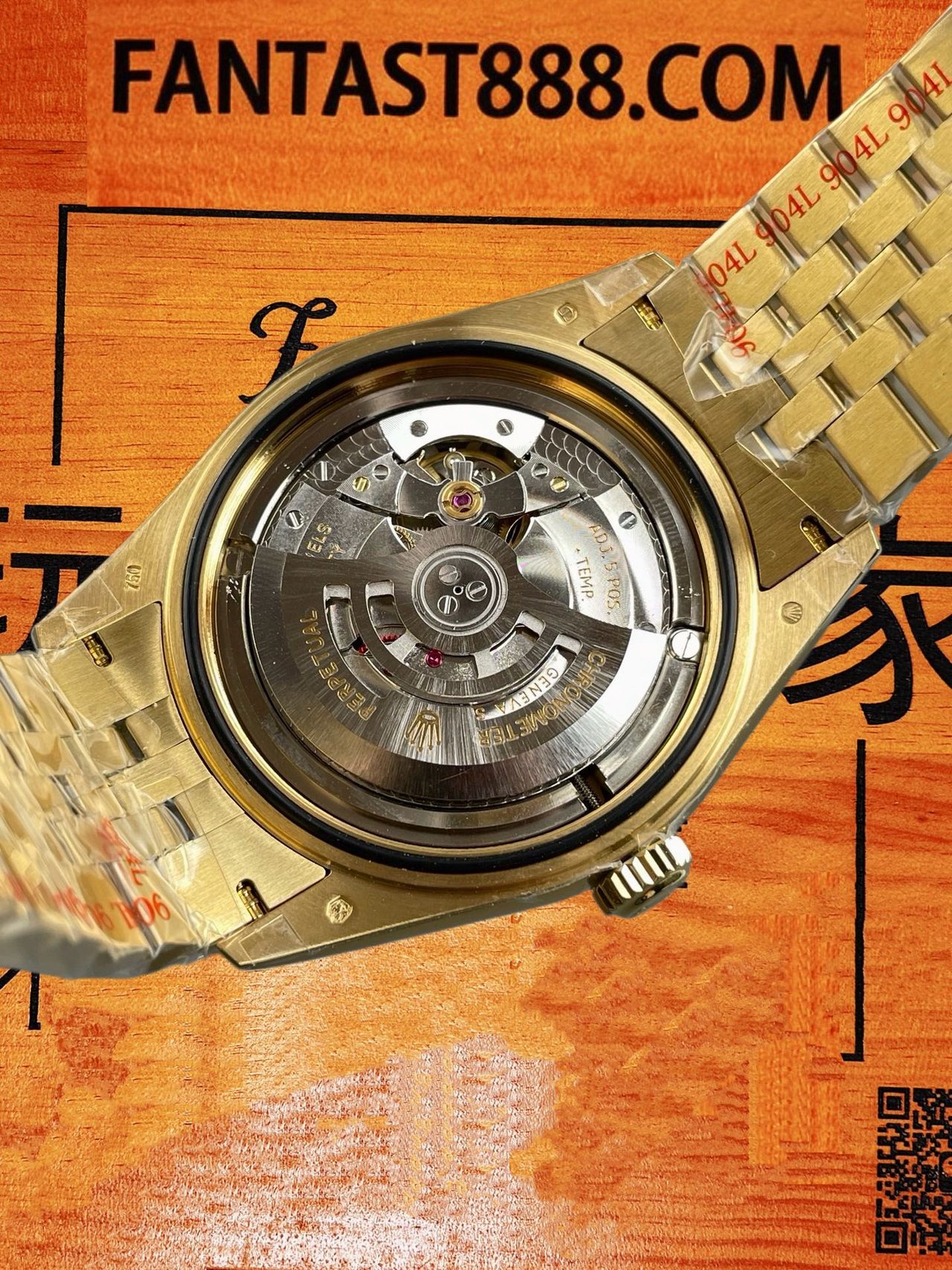 高仿勞力士-天行者336935-全金綠金盤NOOB 配重195G復刻腕錶 實拍 5