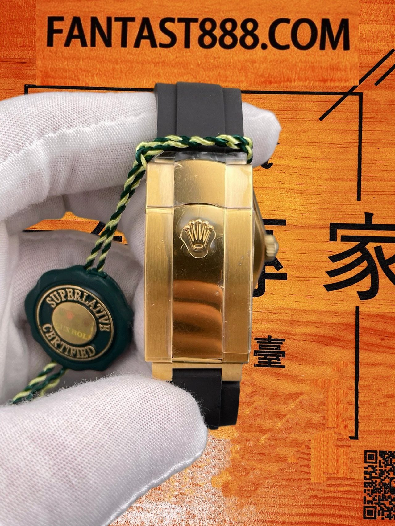 高仿勞力士-天行者336935-黃金黑盤ZF 配重187G復刻腕錶 實拍 8