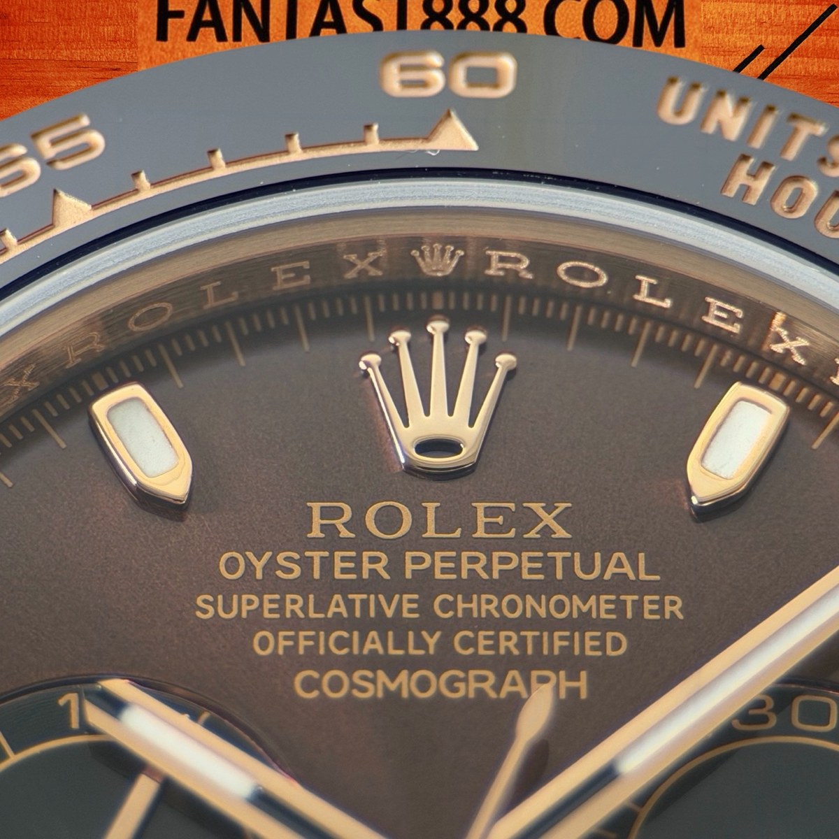 高仿勞力士 CBD廠 配重 Cosmograph Daytona 116505 玫瑰金黑圈 巧克力面 4130機芯 復刻腕錶 實拍 4