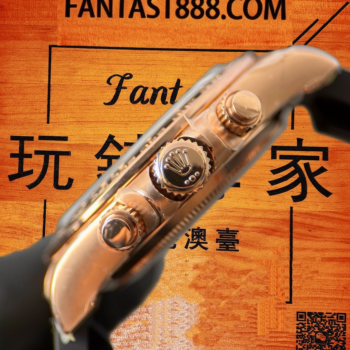 高仿勞力士 CBD廠 配重 Cosmograph Daytona 126505 真隕石面 玫瑰金黑圈 4131機芯 復刻腕錶 實拍 4