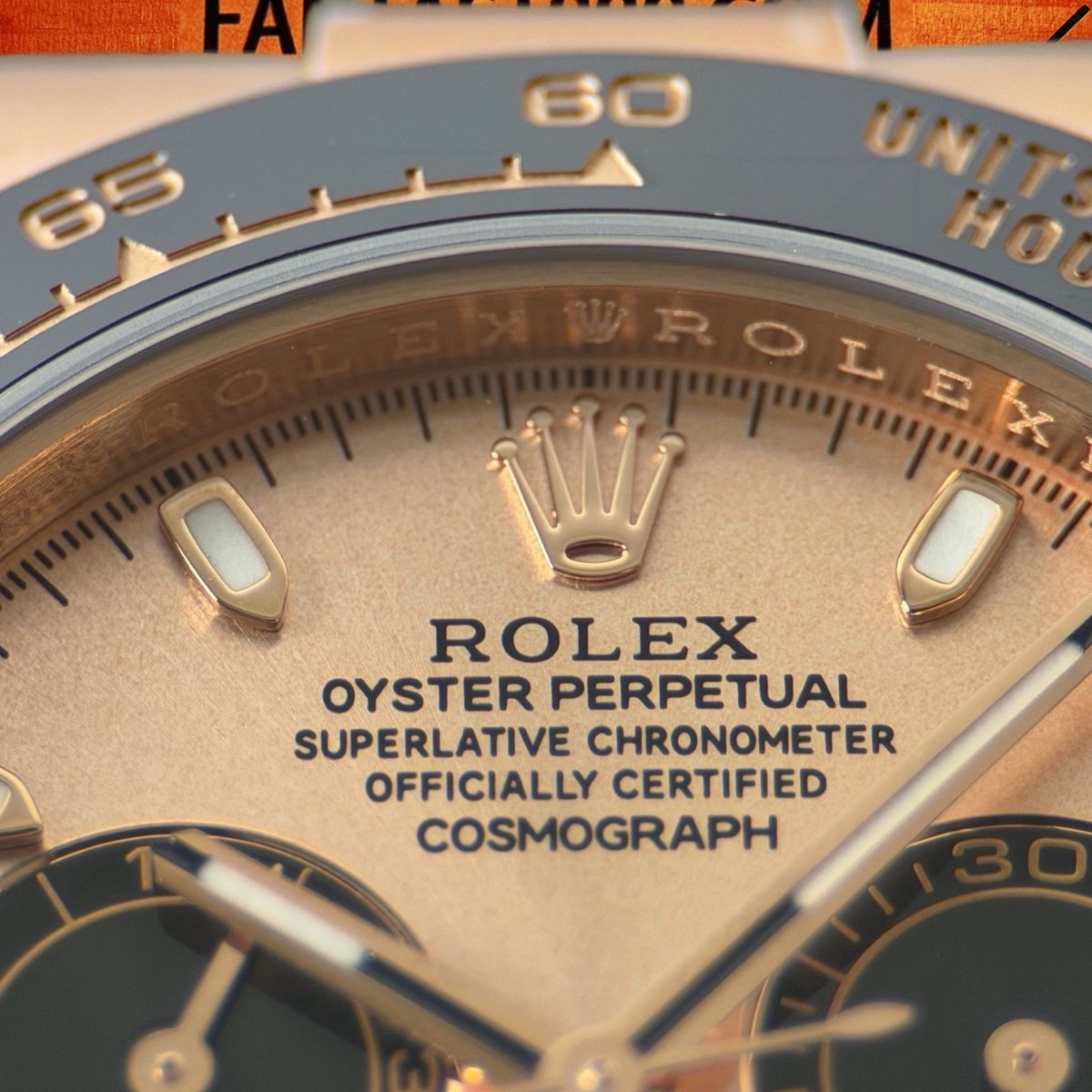 高仿勞力士 CBD廠 配重 Cosmograph Daytona 116505 玫瑰金單色面 4130機芯 復刻腕錶 實拍 4