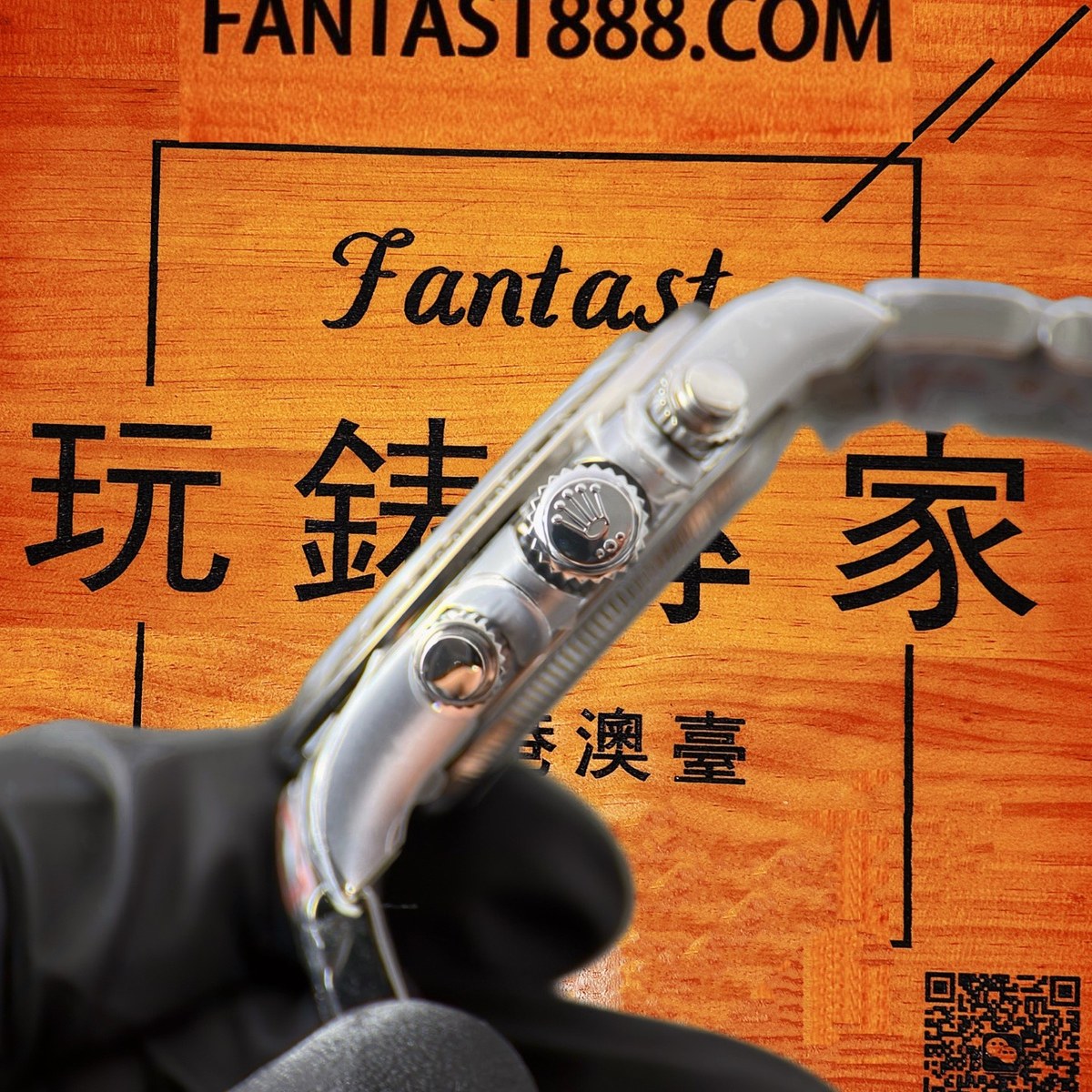 高仿勞力士 CBD廠 配重 Cosmograph Daytona 126500LN 904L鋼黑圈 勒芒黑盤 白色monobloc計時盤 4132機芯 復刻腕錶 實拍 5