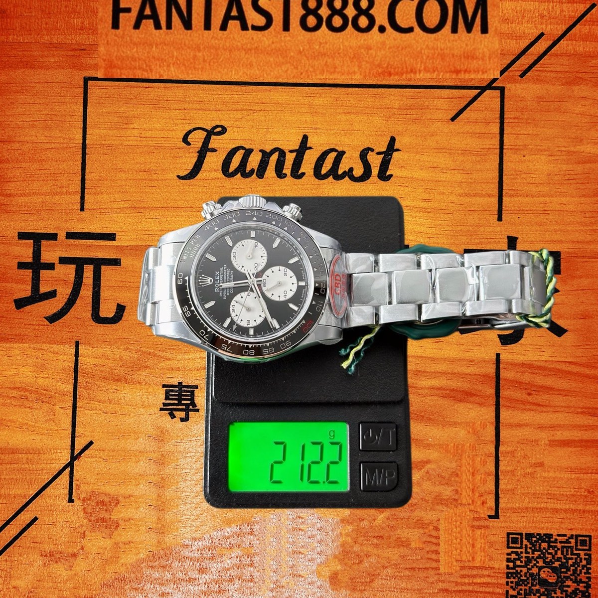 高仿勞力士 CBD廠 配重 Cosmograph Daytona 126500LN 904L鋼黑圈 勒芒黑盤 白色monobloc計時盤 4132機芯 復刻腕錶 實拍 9