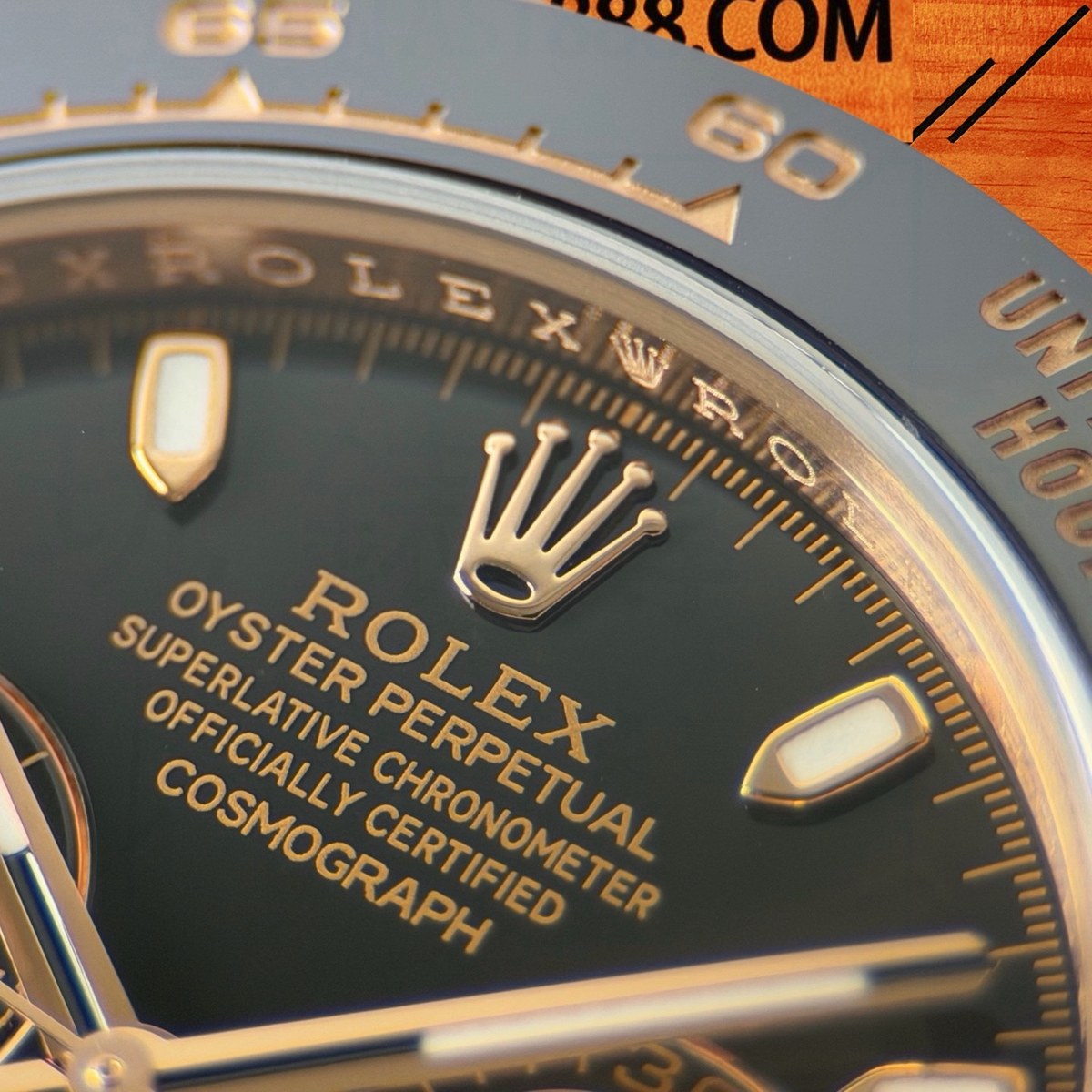 高仿勞力士 CBD廠 配重 Cosmograph Daytona 116505 玫瑰金黑圈 黑盤 金眼睛 玫瑰金monobloc計時盤 4130機芯 復刻腕錶 實拍 4