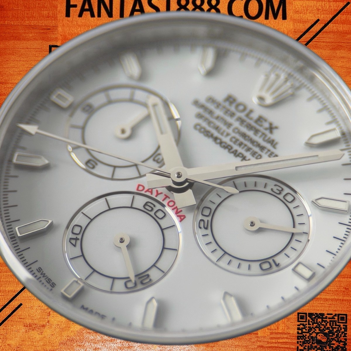 高仿勞力士 CBD廠 配重 Cosmograph Daytona 126500LN 904L鋼黑圈 白盤 同色白monobloc計時盤 4131機芯 復刻腕錶 實拍 3