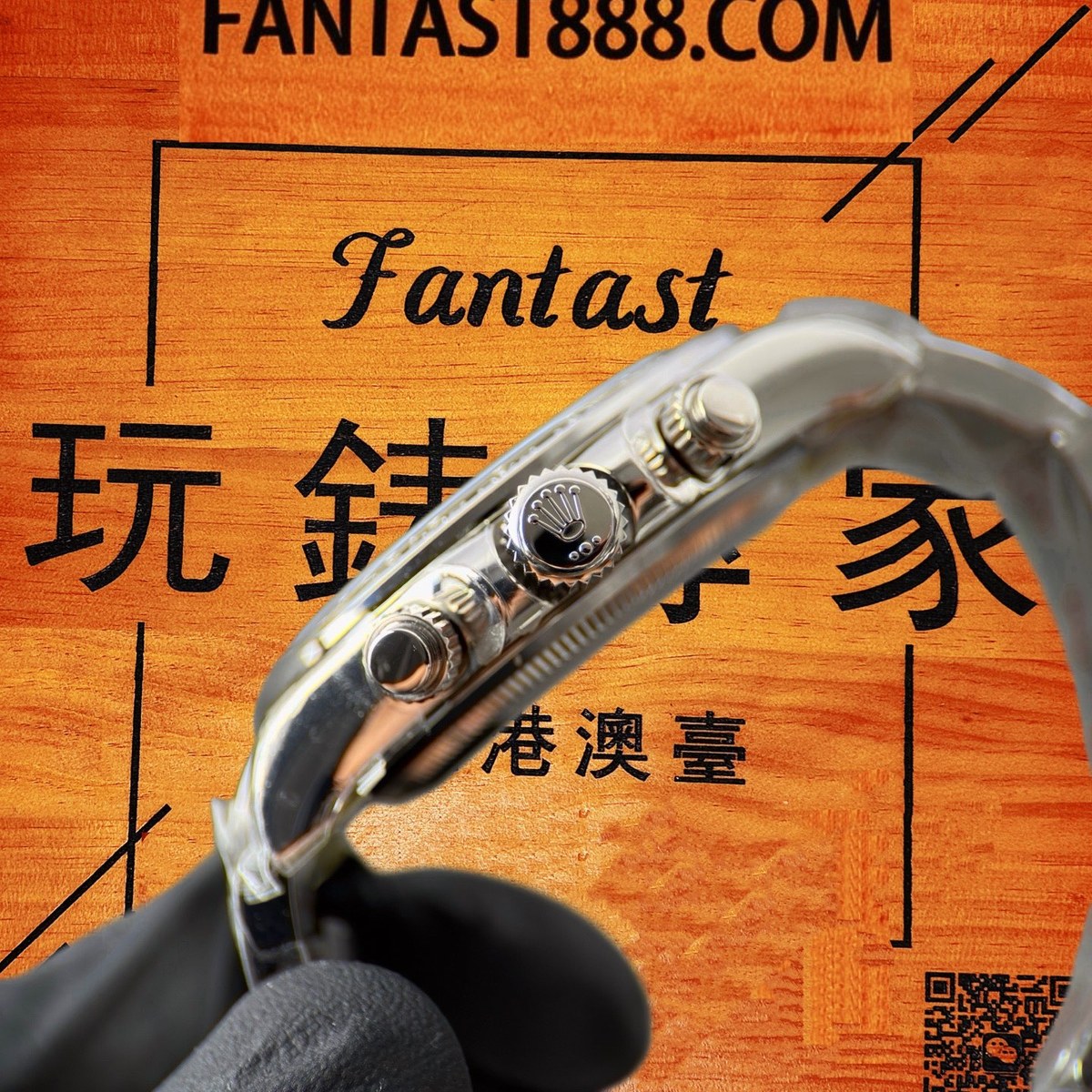 高仿勞力士 CBD廠 配重 Cosmograph Daytona 126500LN 904L鋼黑圈 白盤 同色白monobloc計時盤 4131機芯 復刻腕錶 實拍 5