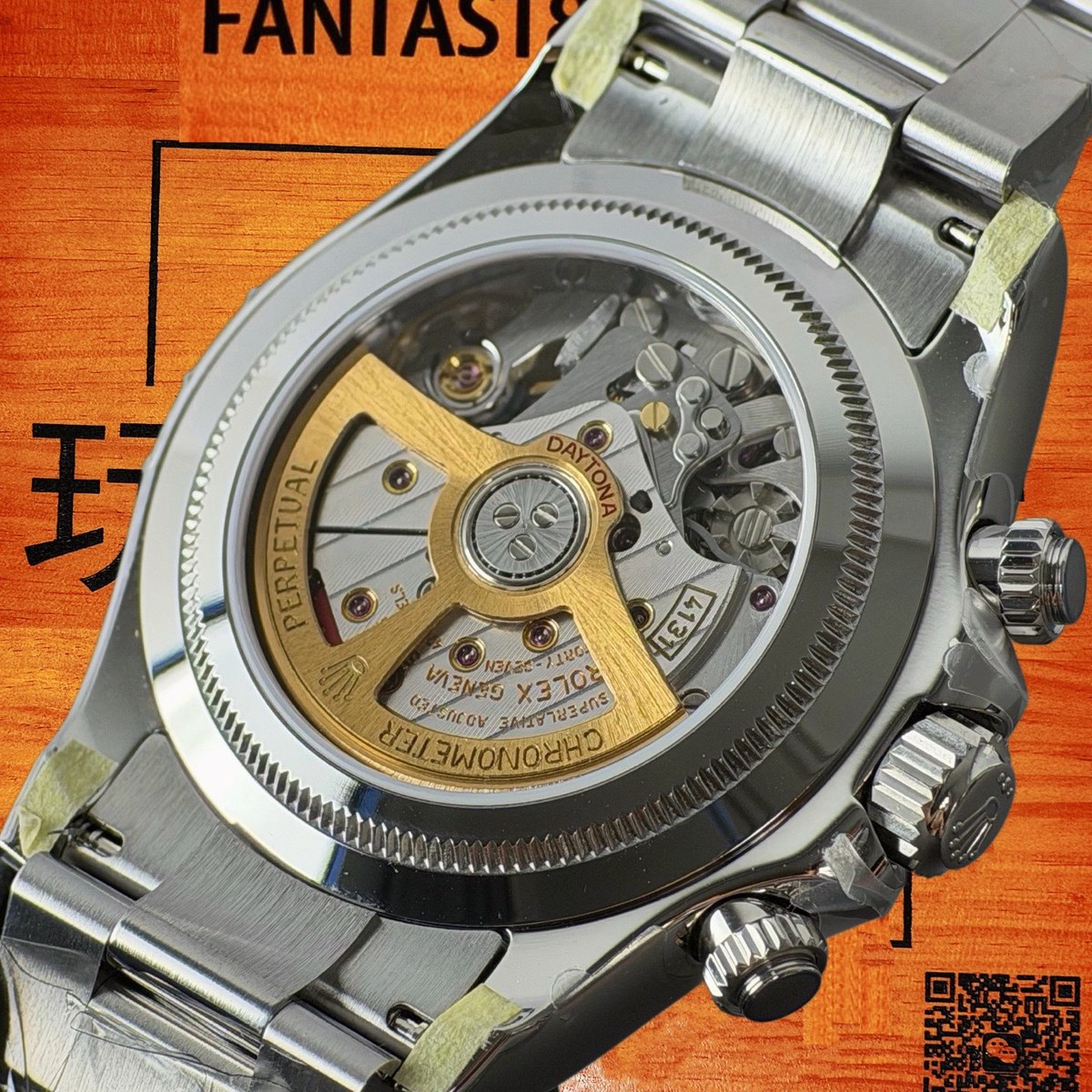 高仿勞力士 CBD廠 配重 Cosmograph Daytona 126500LN 904L鋼黑圈 白盤 同色白monobloc計時盤 4131機芯 復刻腕錶 實拍 6