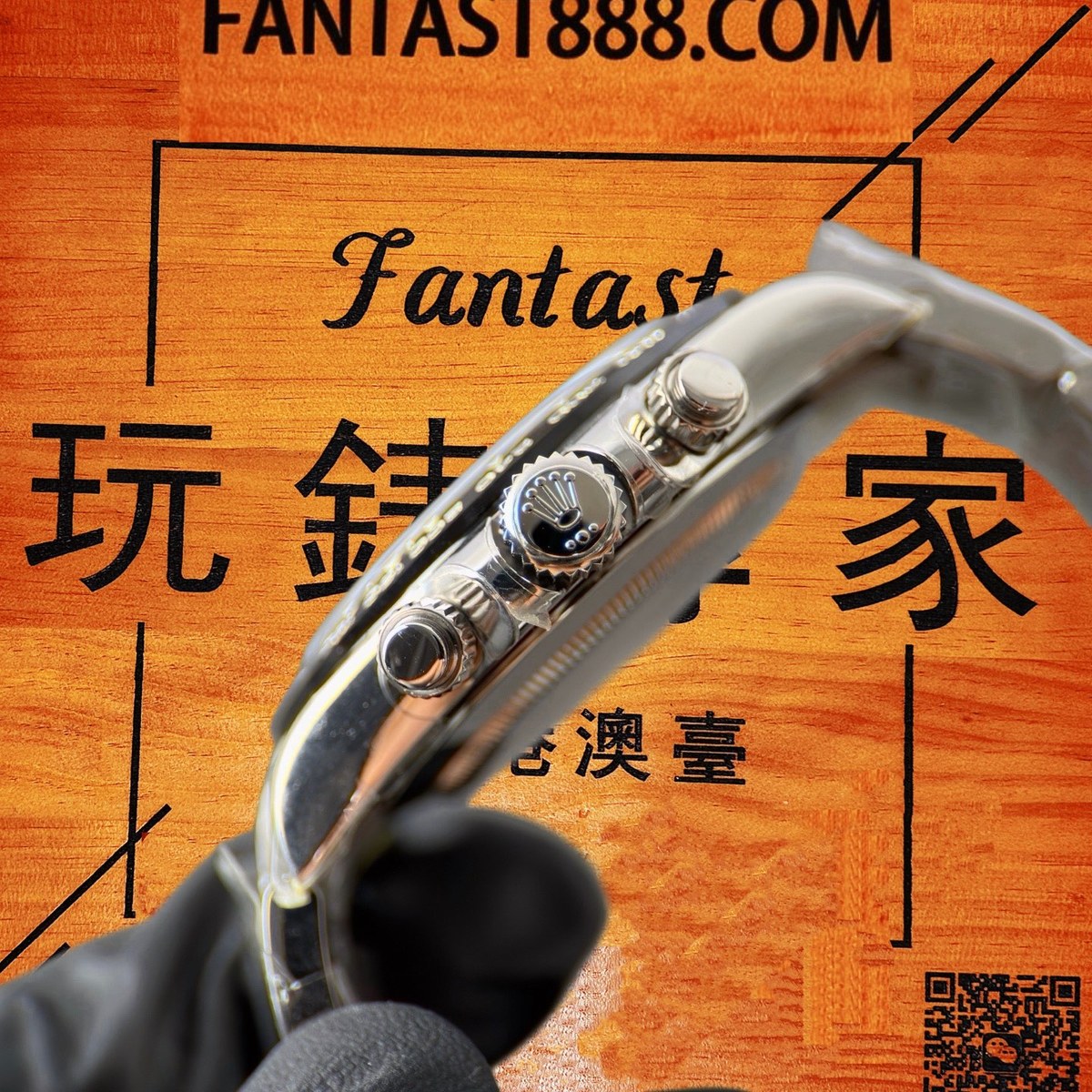 高仿勞力士 CBD廠 配重 Cosmograph Daytona 116500 904L鋼黑圈 白盤 黑色monobloc熊貓計時盤 4130機芯 復刻腕錶 實拍 5