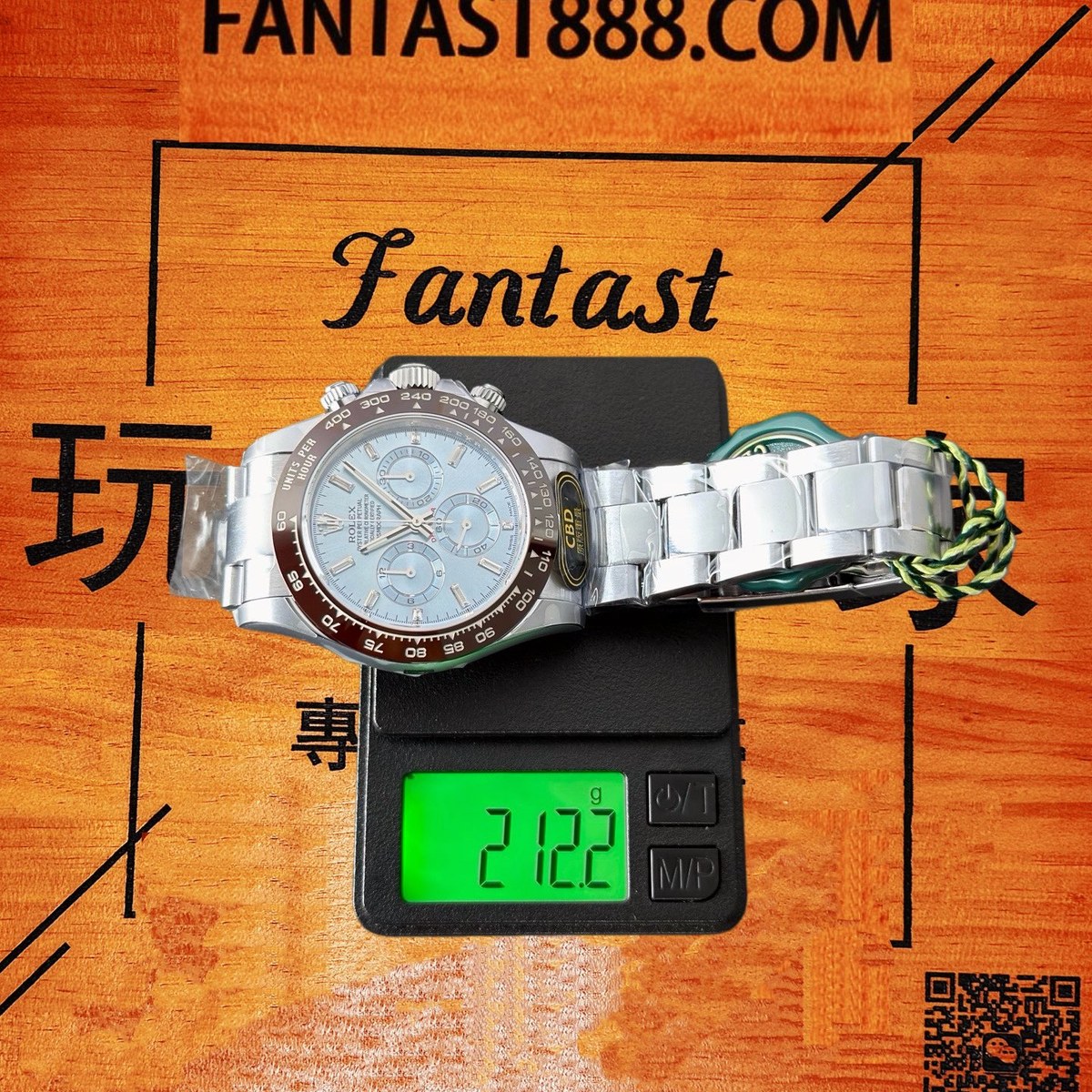 高仿勞力士 CBD廠 配重 Cosmograph Daytona 116509 904L鋼棕圈 冰藍盤 同色冰藍monobloc計時盤 8鑽時標 4130機芯 復刻腕錶 實拍 9