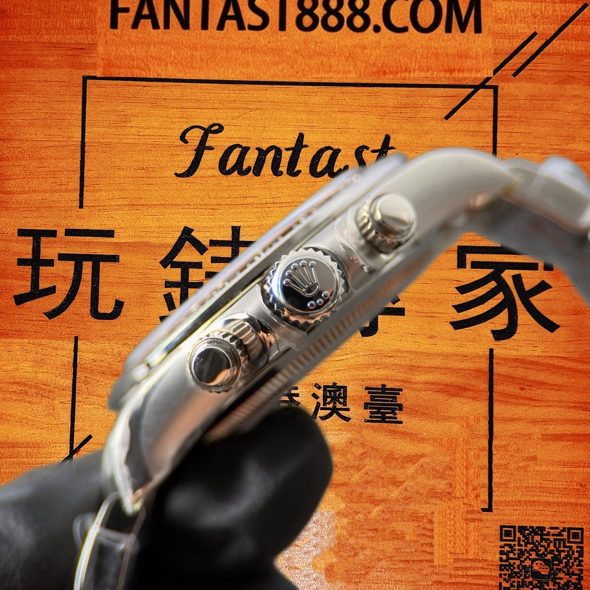 高仿勞力士 CBD廠 配重 Cosmograph Daytona 126500LN 904L鋼棕圈 冰藍盤 棕色monobloc對比計時盤 8鑽時標 4131機芯 復刻腕錶 實拍 5