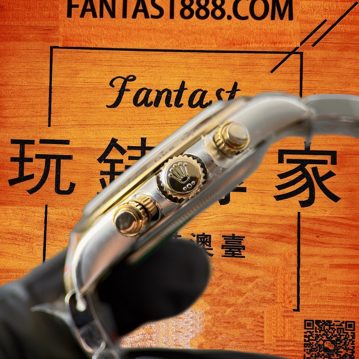 高仿勞力士 CBD廠 配重 Cosmograph Daytona 116503 Rolesor間金 黃金圈 黑盤 金色monobloc計時盤 8鑽時標 4130機芯 復刻腕錶 實拍 5