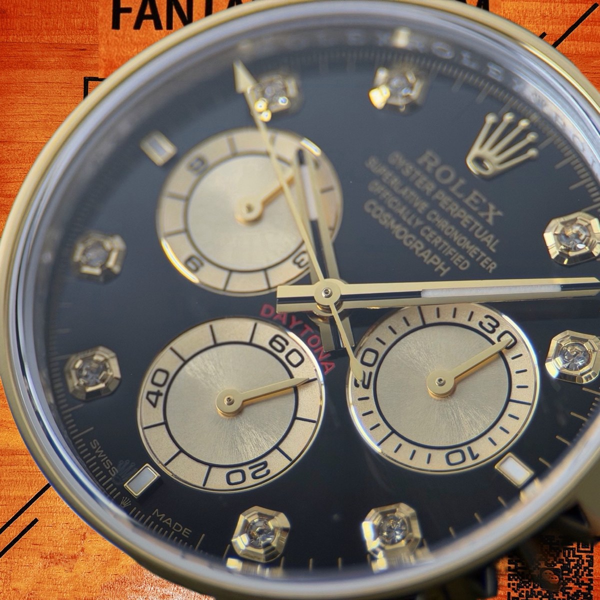高仿勞力士 CBD廠 配重 Cosmograph Daytona 126503 Rolesor間金 黃金圈 黑盤 金色monobloc計時盤 8鑽時標 4131機芯 復刻腕錶 實拍 3