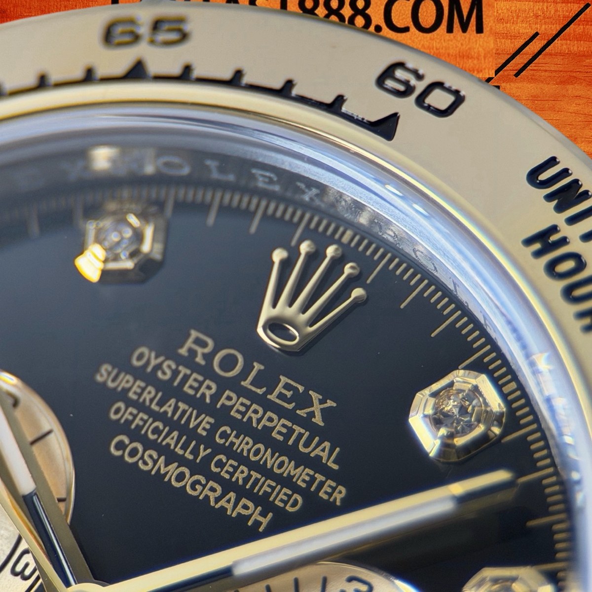 高仿勞力士 CBD廠 配重 Cosmograph Daytona 126503 Rolesor間金 黃金圈 黑盤 金色monobloc計時盤 8鑽時標 4131機芯 復刻腕錶 實拍 4